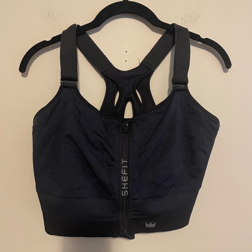 SHEFIT Ultimate Sports Bra Blue 4 lxe plus size active athletic performance